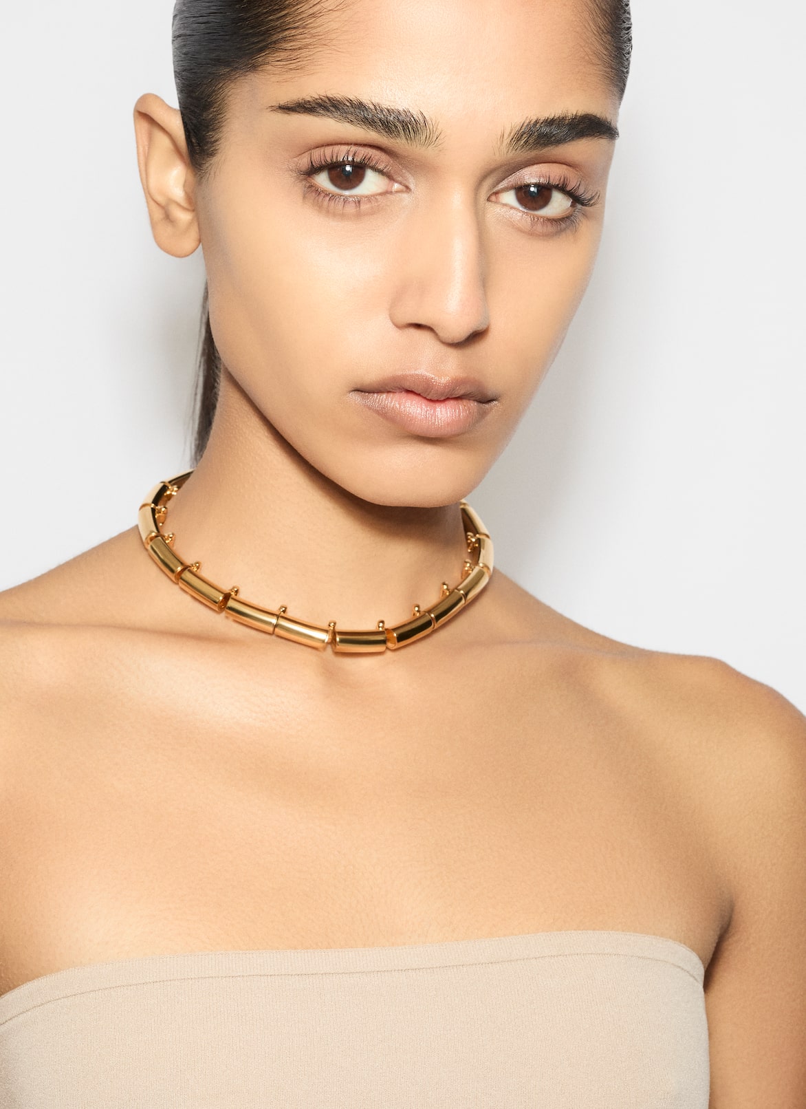 STACKING THIN NECKLACE ALAÏA GOLD STACKING THIN NECKLACE